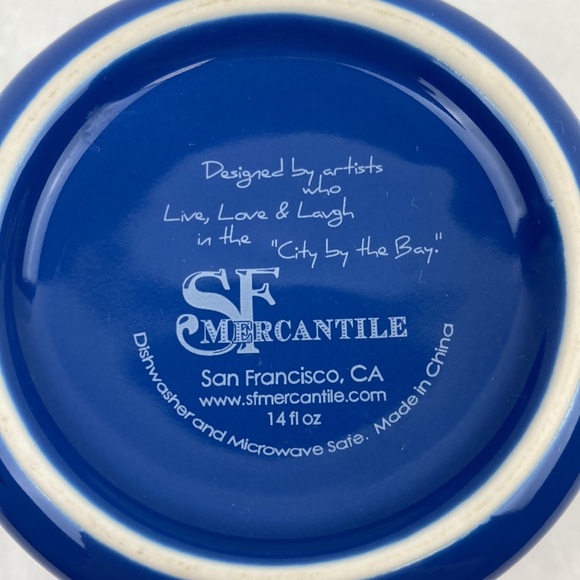 SF Mercantile Artisan Designed San Francisco Etched Coffee Mug 14 oz. - Picture 12 of 12